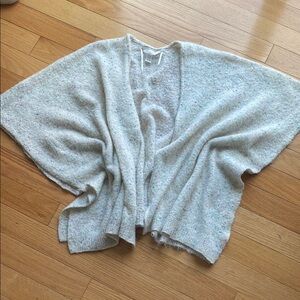 LC Lauren Conrad Soft Cream Poncho